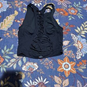 ALO Yoga Black Sleeveless Top